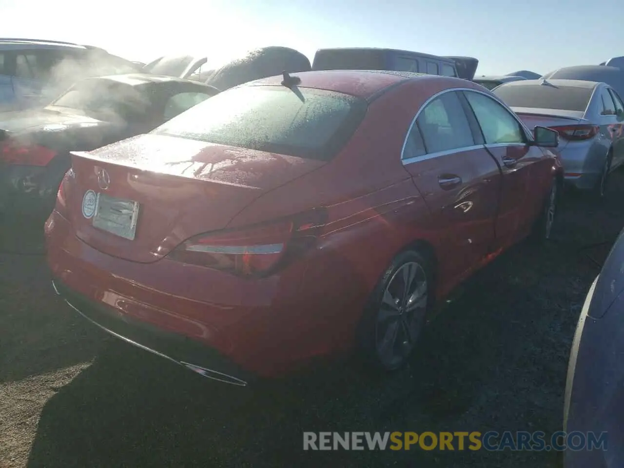 4 fotografías del automóvil dañado WDDSJ4EB4KN704298 MERCEDES-BENZ CLA-CLASS 2019