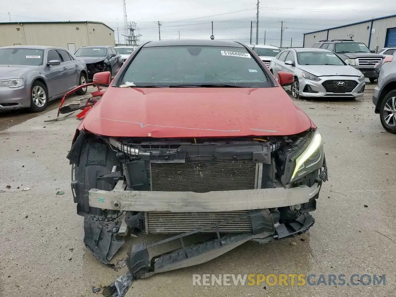 5 fotografías del automóvil dañado WDDSJ4EB5KN768009 MERCEDES-BENZ CLA-CLASS 2019