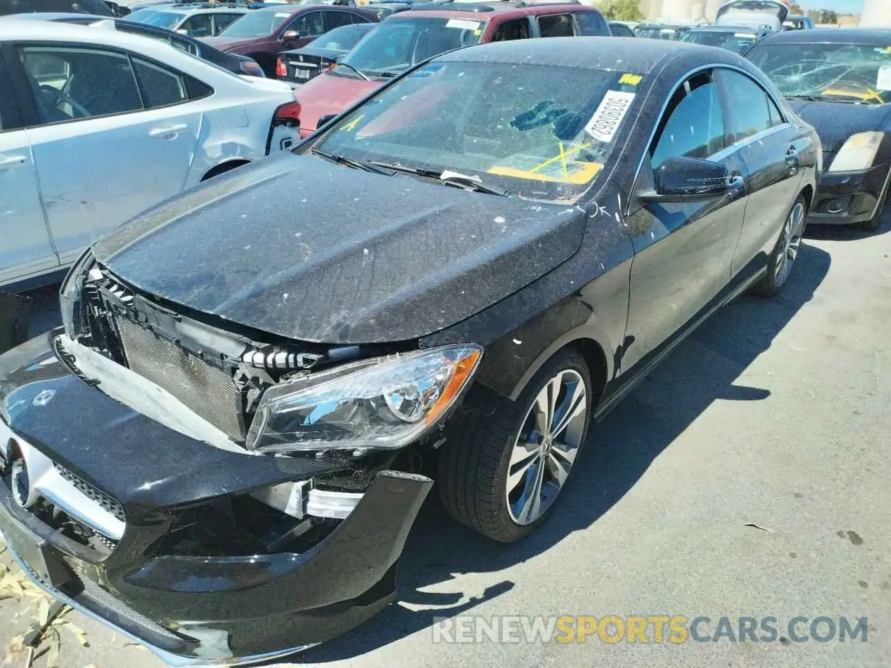 2 fotografías del automóvil dañado WDDSJ4EB6KN716209 MERCEDES-BENZ CLA-CLASS 2019