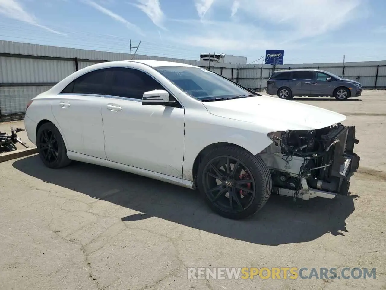 4 fotografías del automóvil dañado WDDSJ4EB6KN721166 MERCEDES-BENZ CLA-CLASS 2019