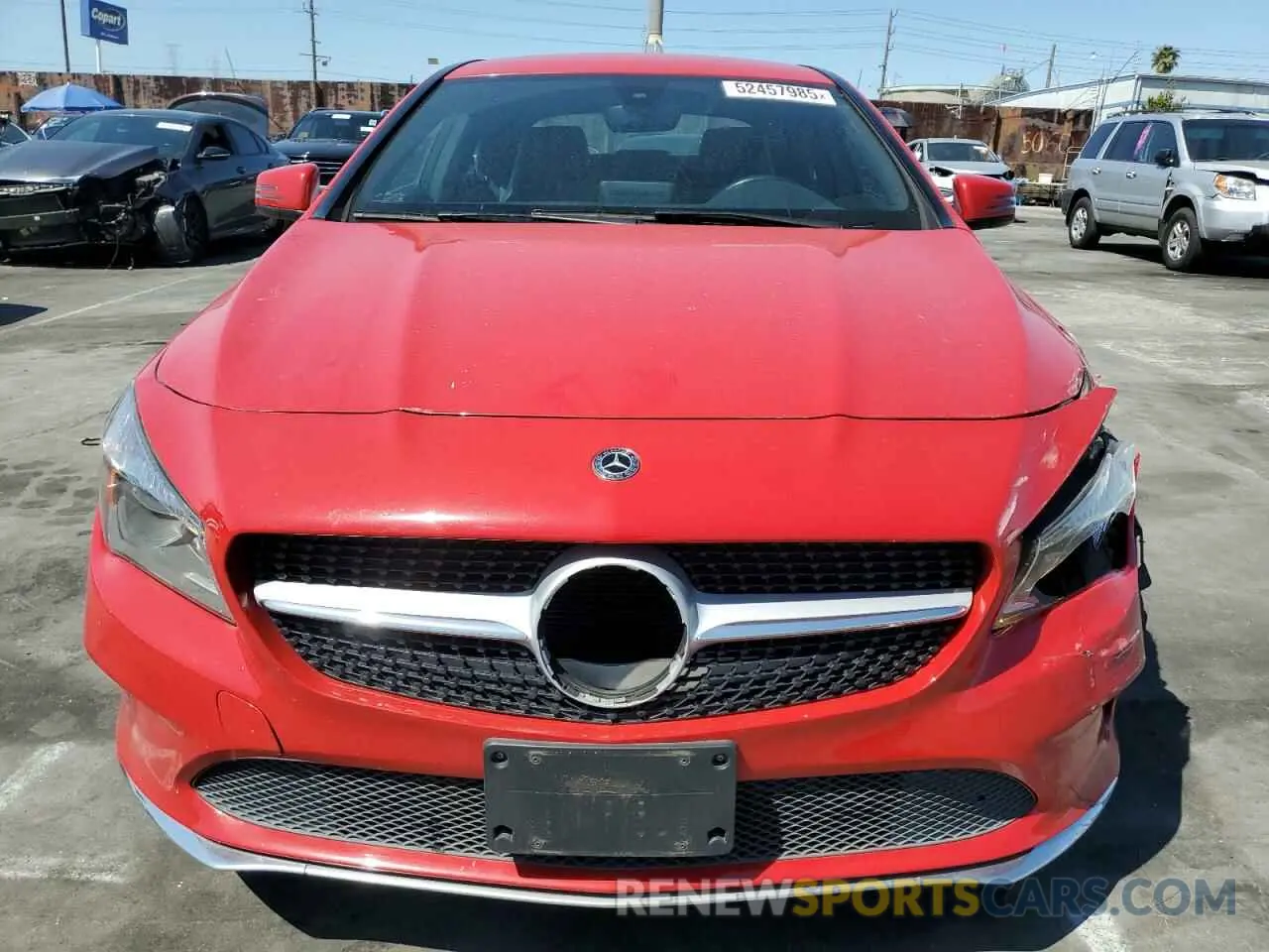 5 fotografías del automóvil dañado WDDSJ4EB7KN725677 MERCEDES-BENZ CLA-CLASS 2019