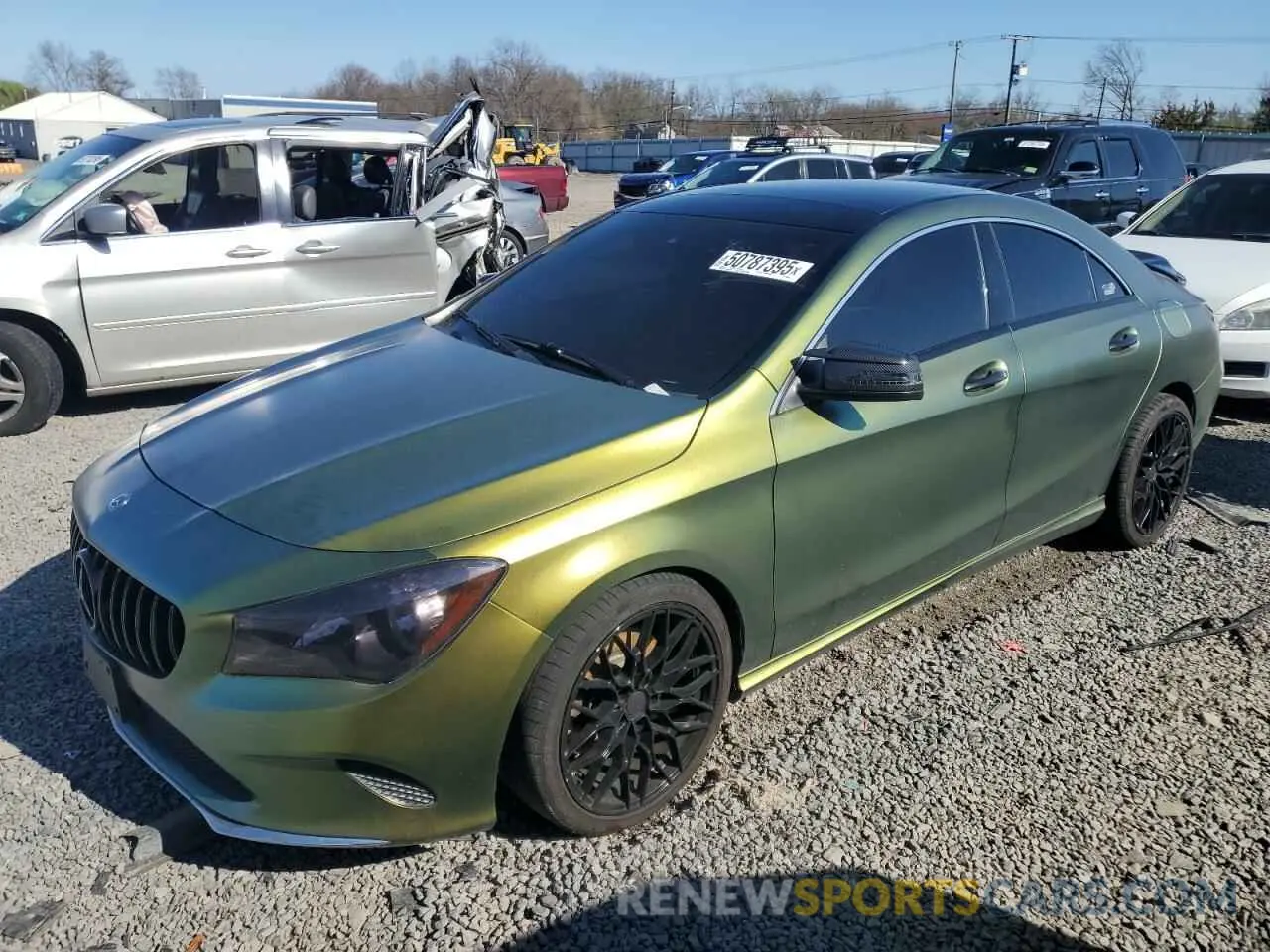 1 fotografías del automóvil dañado WDDSJ4GB0KN725338 MERCEDES-BENZ CLA-CLASS 2019