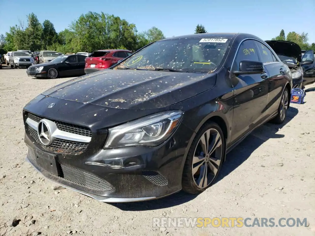 2 fotografías del automóvil dañado WDDSJ4GB3KN762920 MERCEDES-BENZ CLA-CLASS 2019