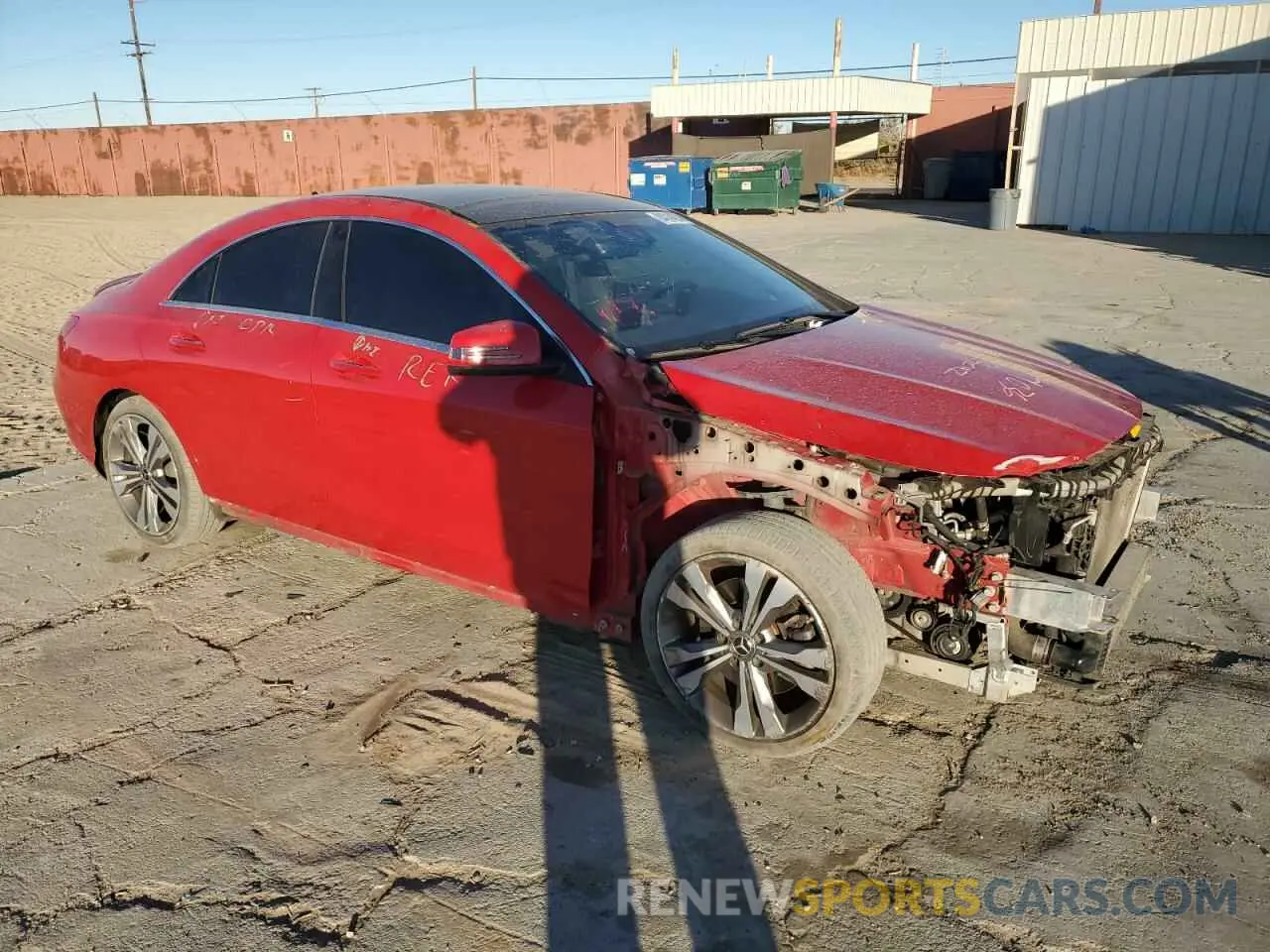 4 fotografías del automóvil dañado WDDSJ4GB4KN760349 MERCEDES-BENZ CLA-CLASS 2019