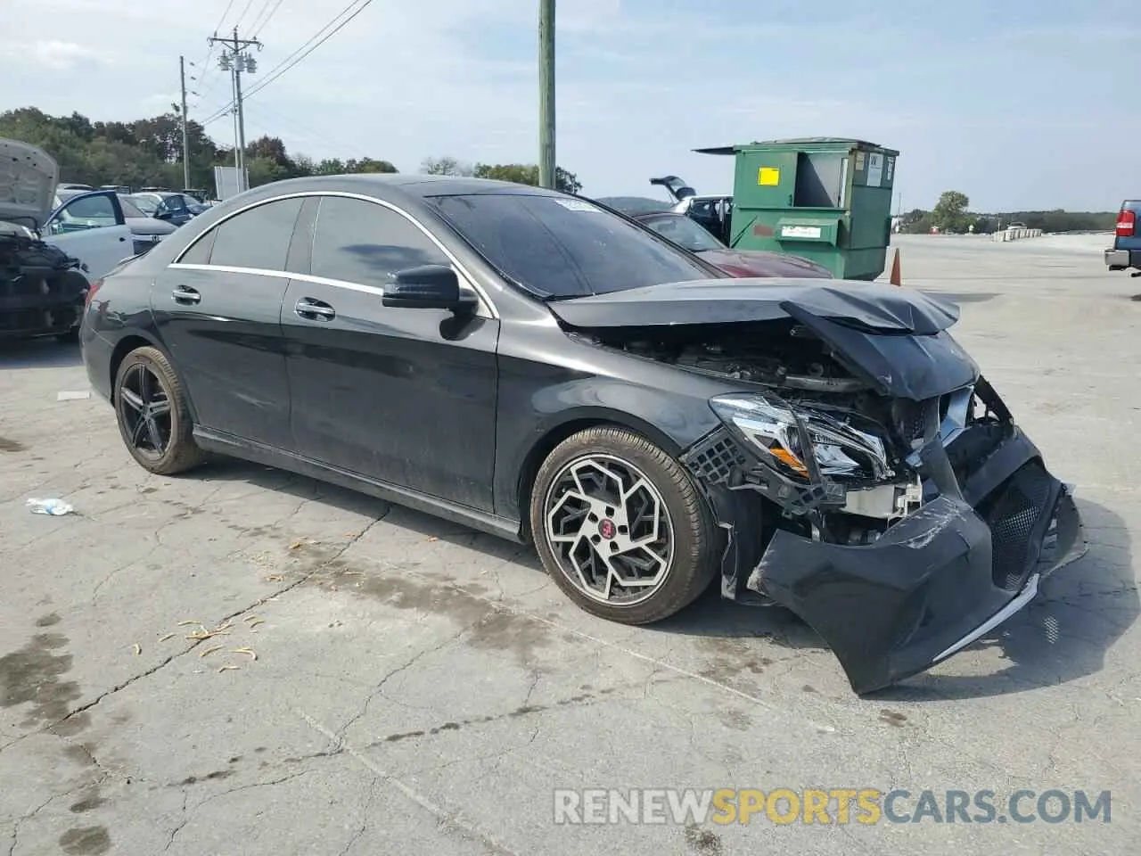 4 fotografías del automóvil dañado WDDSJ4GB5KN723410 MERCEDES-BENZ CLA-CLASS 2019