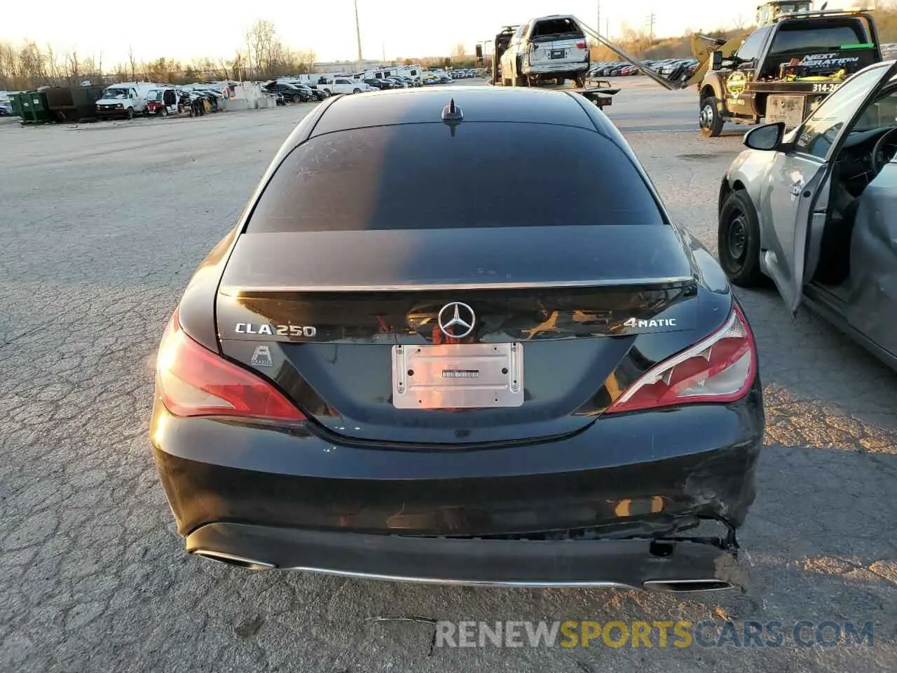 6 fotografías del automóvil dañado WDDSJ4GB8KN718850 MERCEDES-BENZ CLA-CLASS 2019