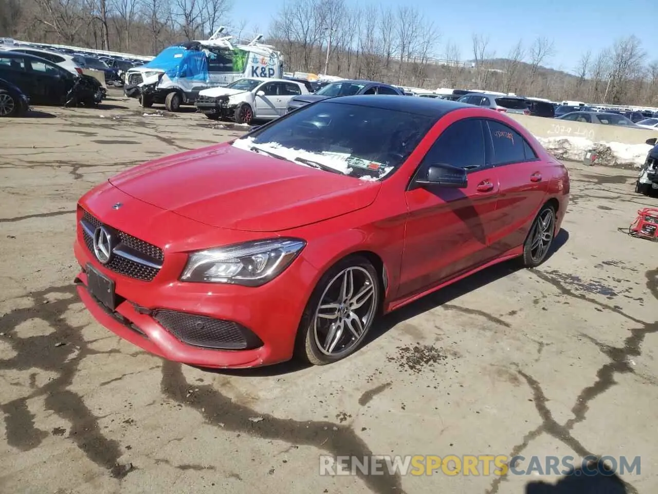 1 fotografías del automóvil dañado WDDSJ4GB8KN729301 MERCEDES-BENZ CLA-CLASS 2019