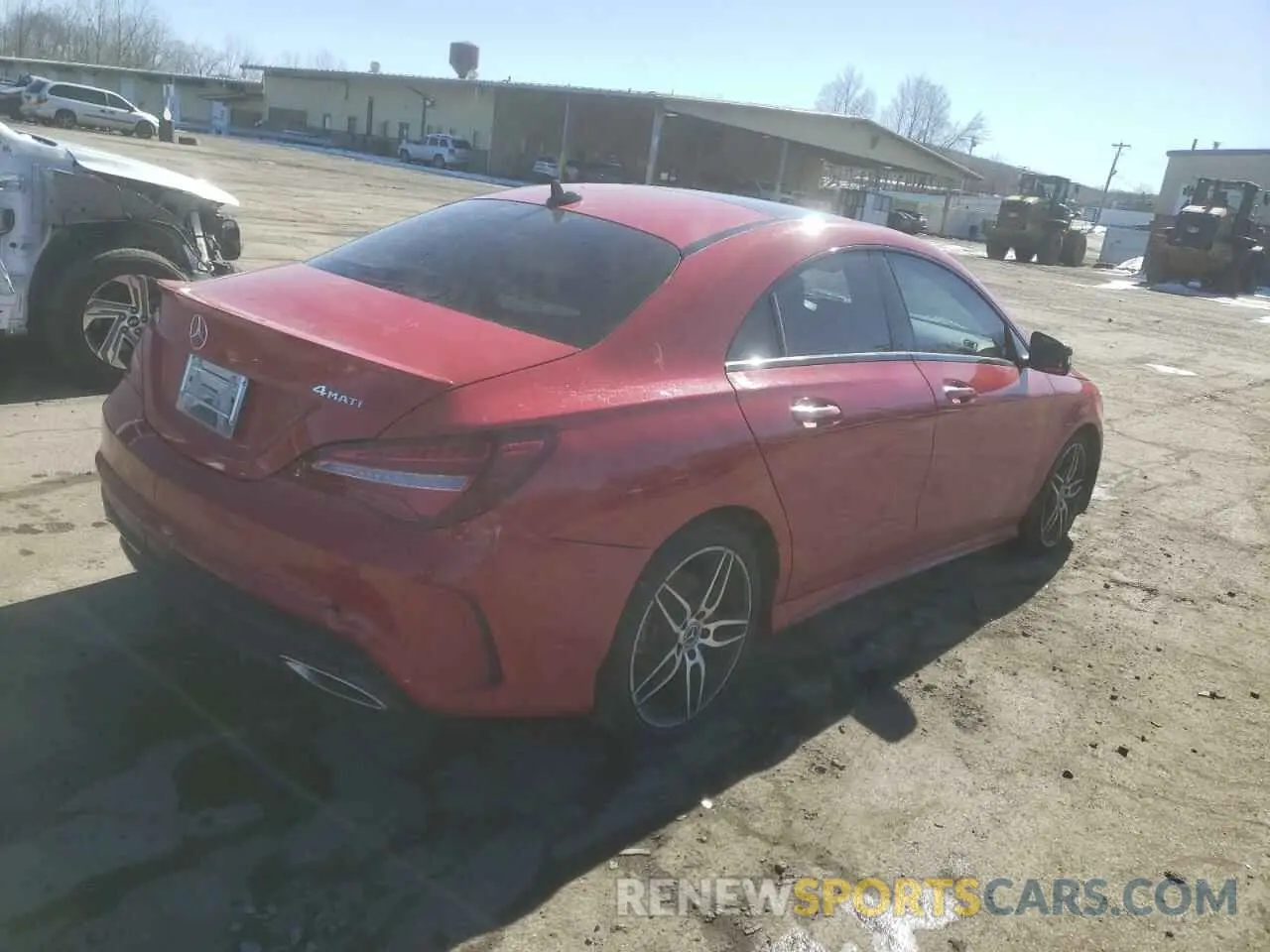 3 fotografías del automóvil dañado WDDSJ4GB8KN729301 MERCEDES-BENZ CLA-CLASS 2019
