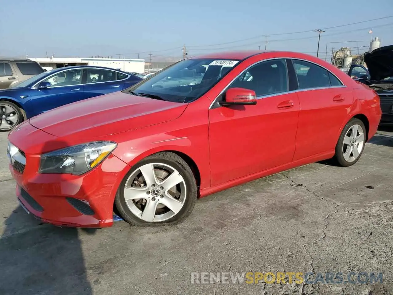 1 fotografías del automóvil dañado WDDSJ4GB9KN730022 MERCEDES-BENZ CLA-CLASS 2019