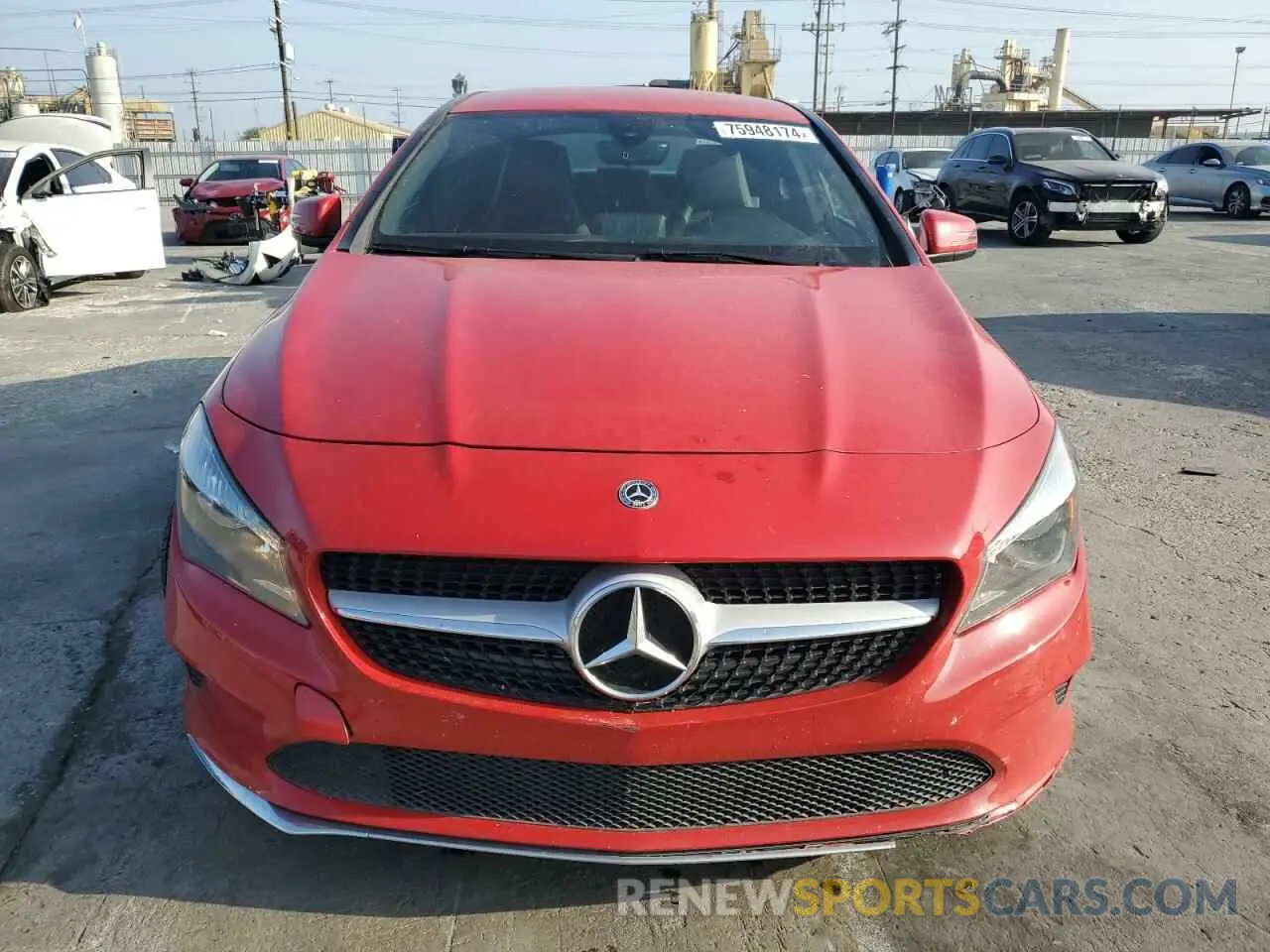 5 fotografías del automóvil dañado WDDSJ4GB9KN730022 MERCEDES-BENZ CLA-CLASS 2019
