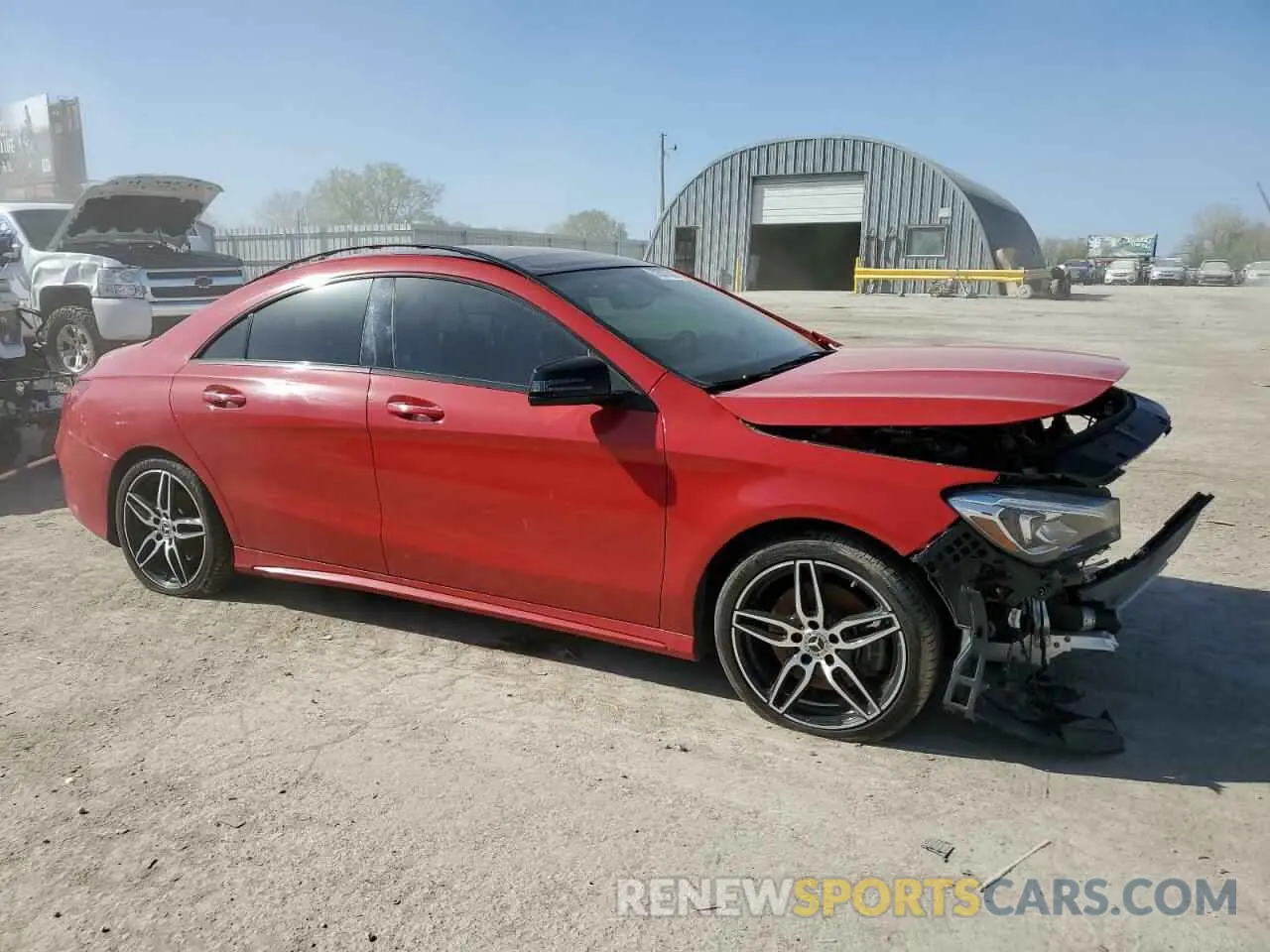 4 fotografías del automóvil dañado WDDSJ4GB9KN758029 MERCEDES-BENZ CLA-CLASS 2019