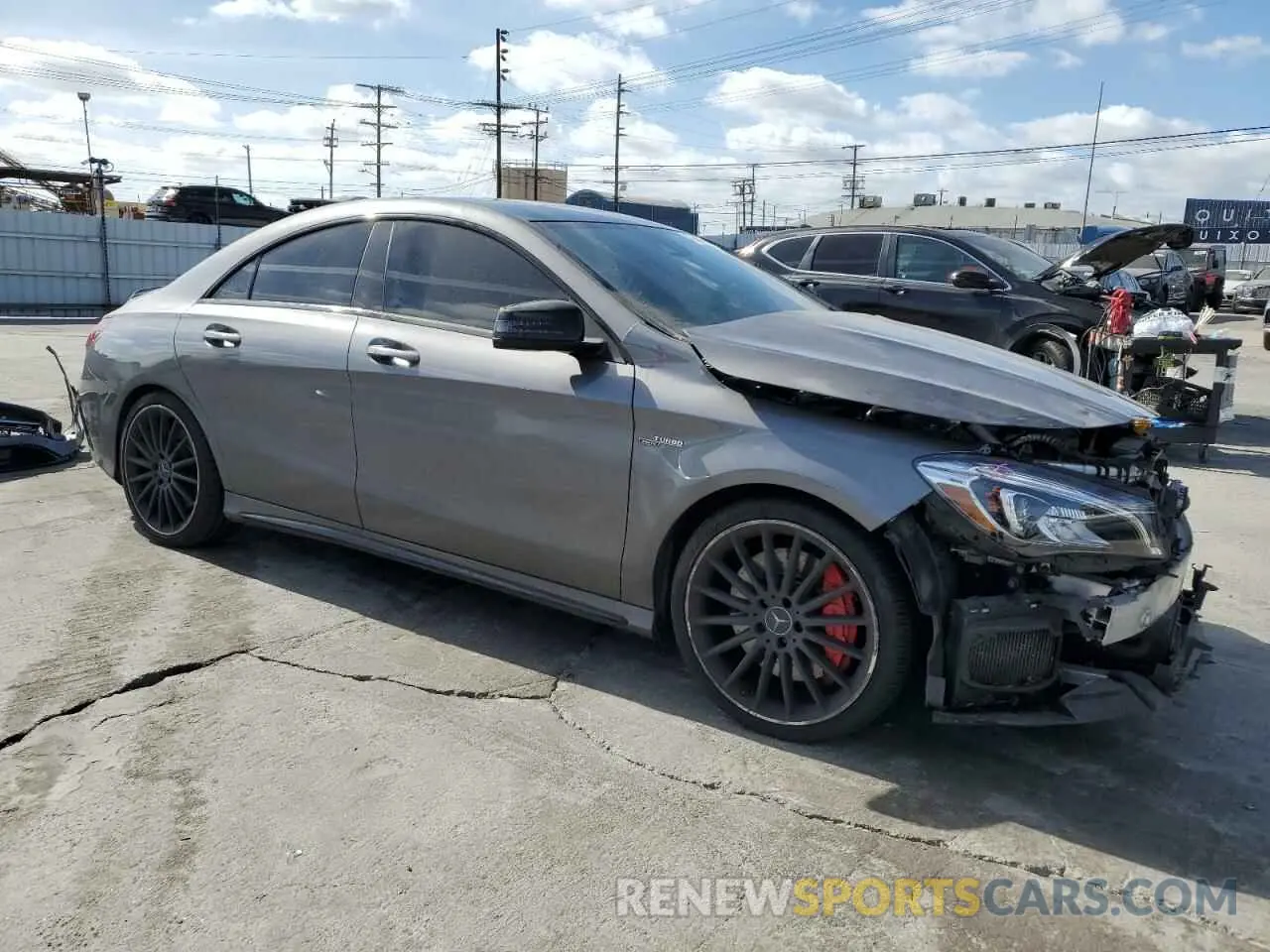 4 fotografías del automóvil dañado WDDSJ5CB6KN773289 MERCEDES-BENZ CLA-CLASS 2019