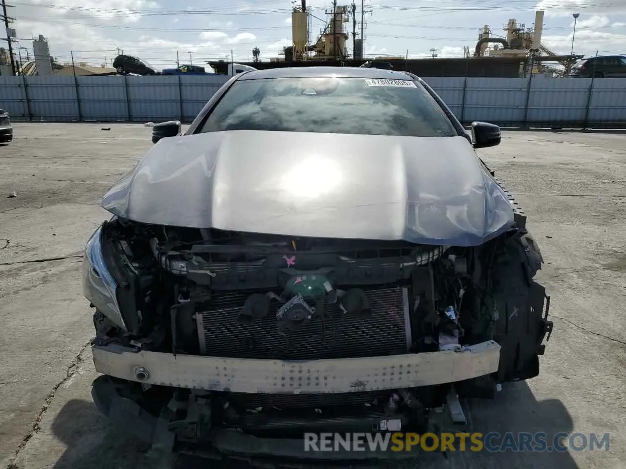 5 fotografías del automóvil dañado WDDSJ5CB6KN773289 MERCEDES-BENZ CLA-CLASS 2019