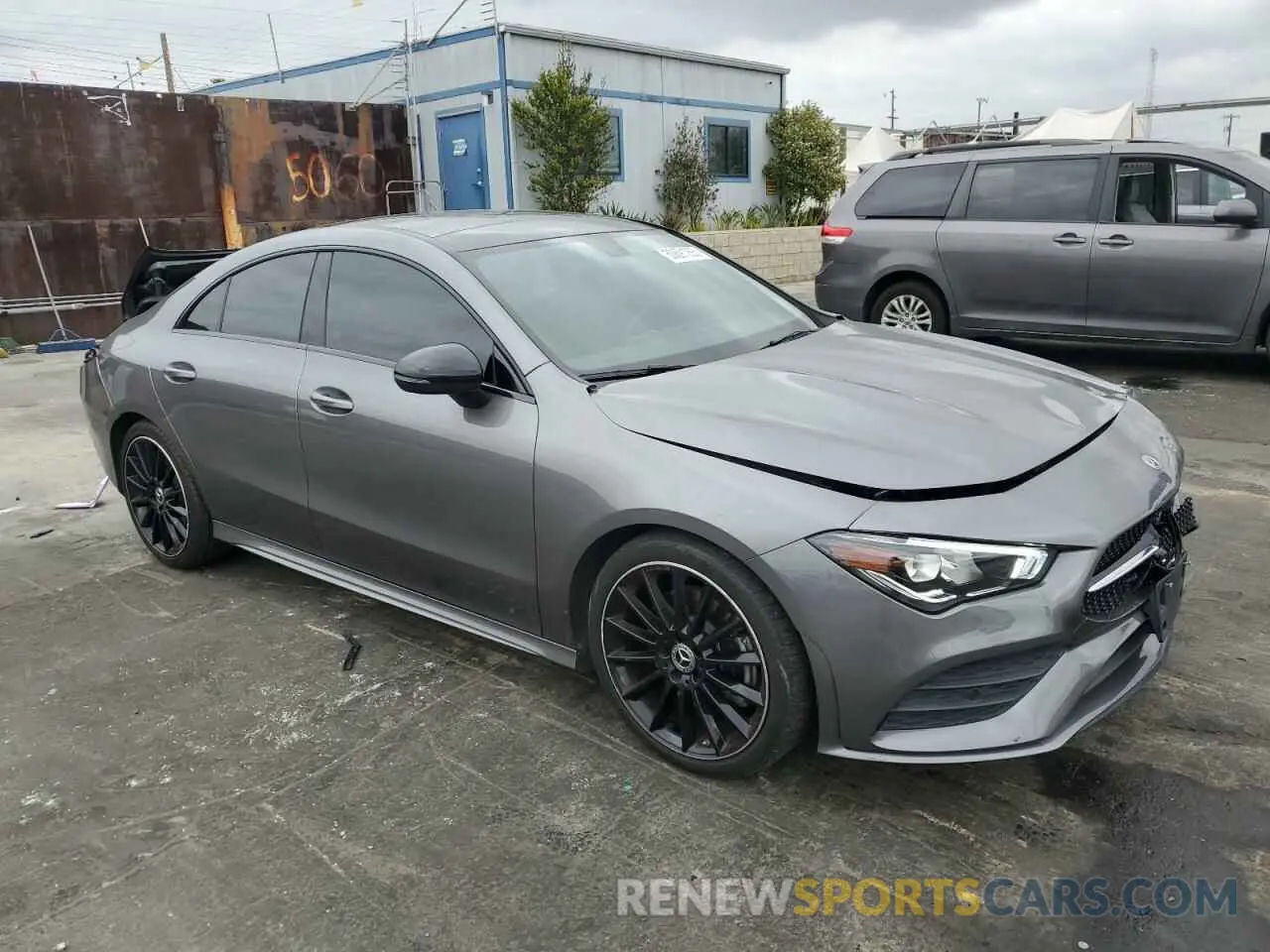4 fotografías del automóvil dañado W1K5J4GB5LN103476 MERCEDES-BENZ CLA-CLASS 2020
