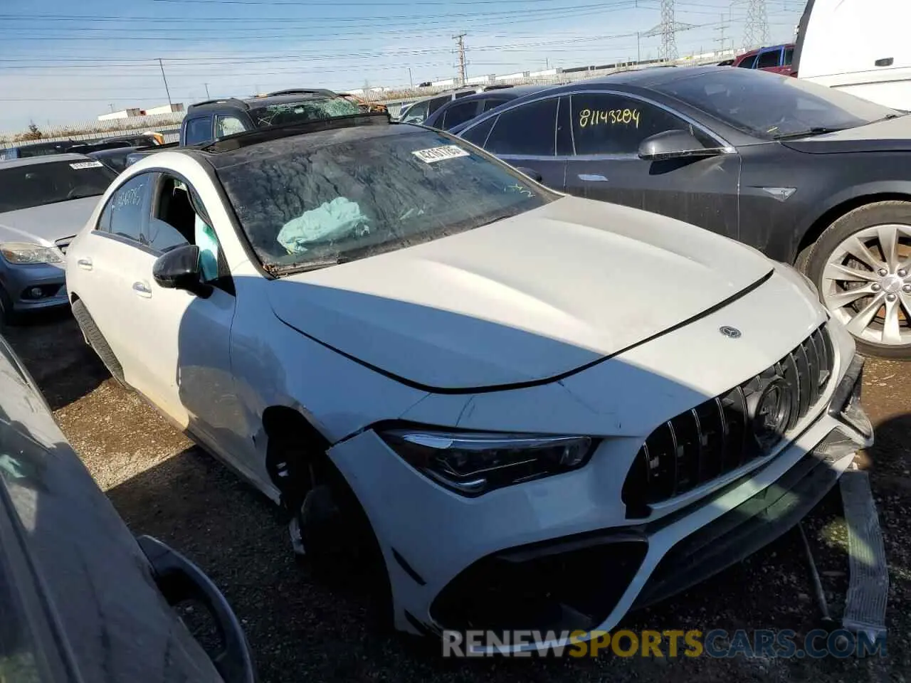4 fotografías del automóvil dañado W1K5J5DB2LN084217 MERCEDES-BENZ CLA-CLASS 2020