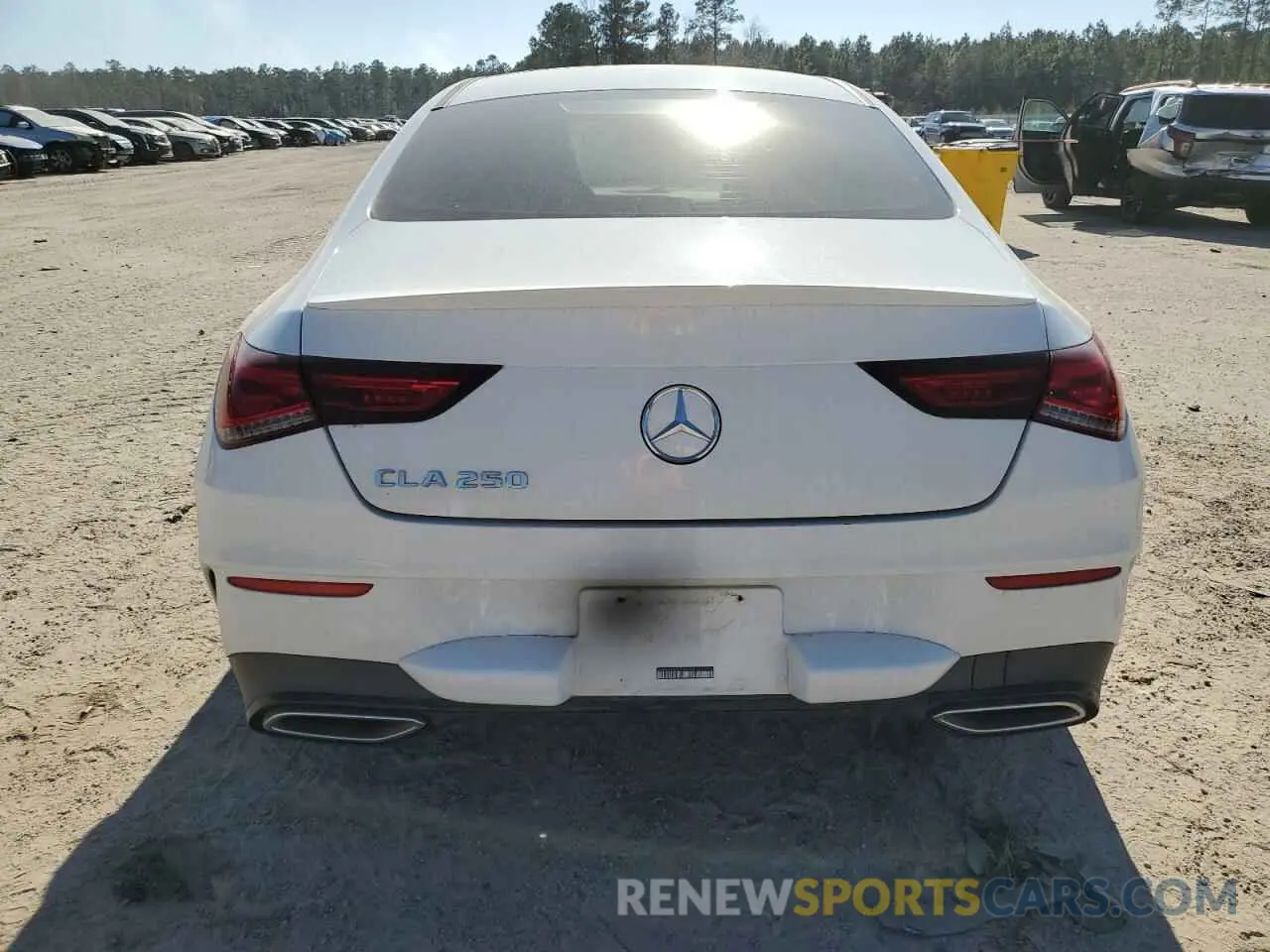 6 fotografías del automóvil dañado WDD5J4GB2LN033628 MERCEDES-BENZ CLA-CLASS 2020