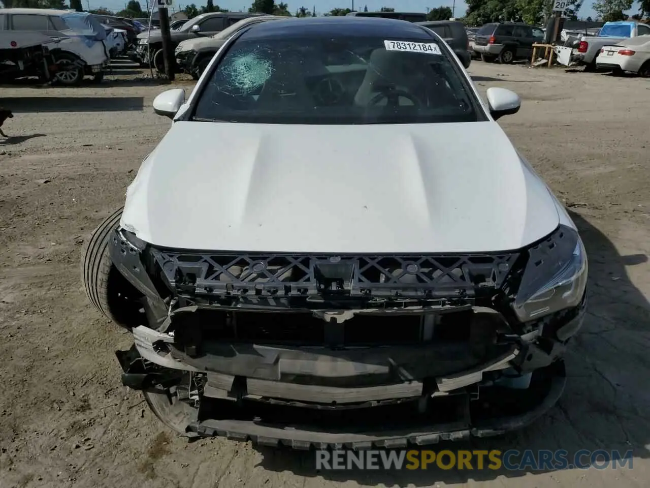 5 fotografías del automóvil dañado WDD5J4GB3LN022542 MERCEDES-BENZ CLA-CLASS 2020