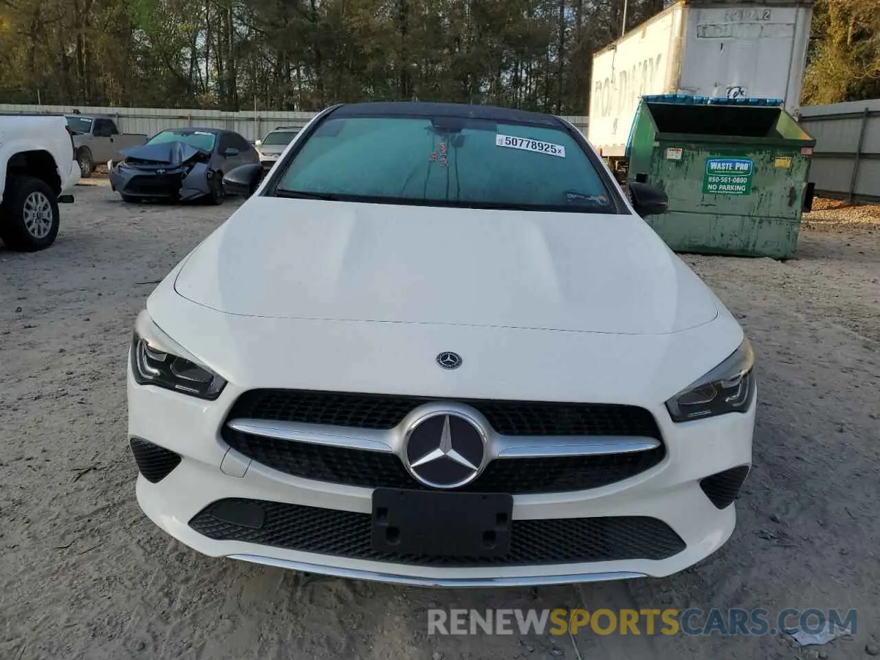 5 fotografías del automóvil dañado WDD5J4HB0LN060289 MERCEDES-BENZ CLA-CLASS 2020