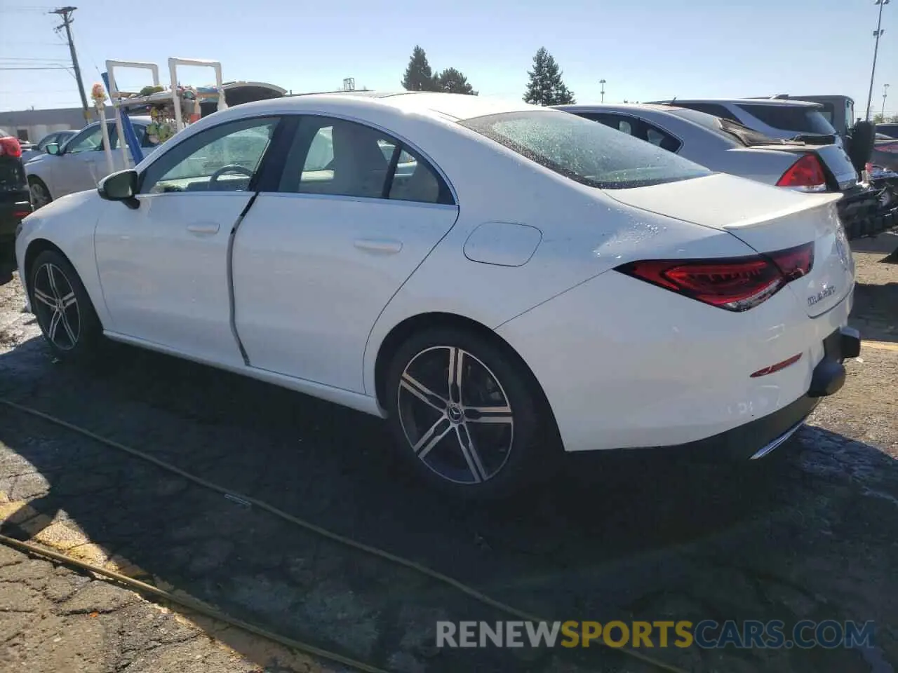 2 fotografías del automóvil dañado WDD5J4HB3LN068239 MERCEDES-BENZ CLA-CLASS 2020