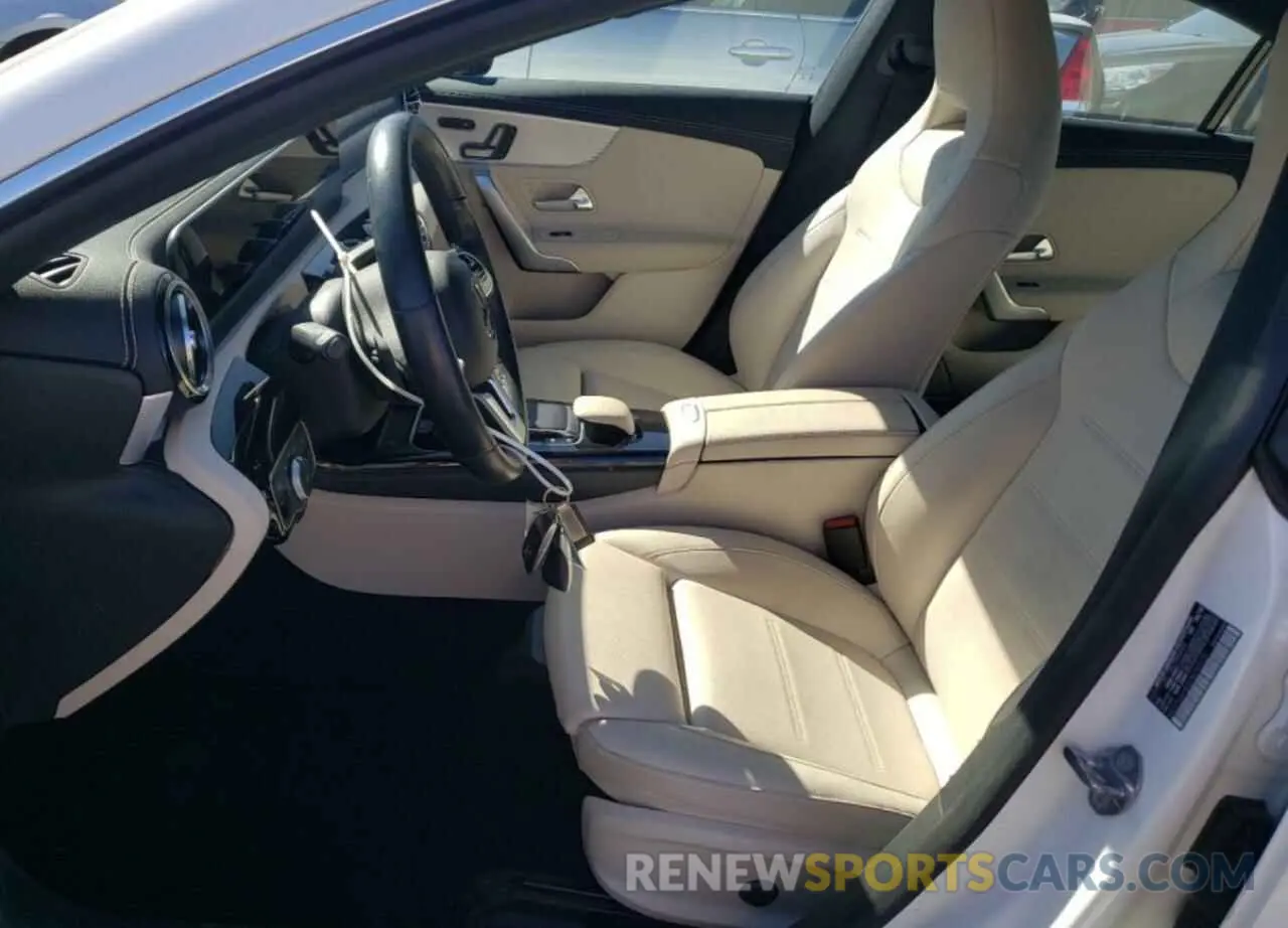 7 fotografías del automóvil dañado WDD5J4HB3LN068239 MERCEDES-BENZ CLA-CLASS 2020