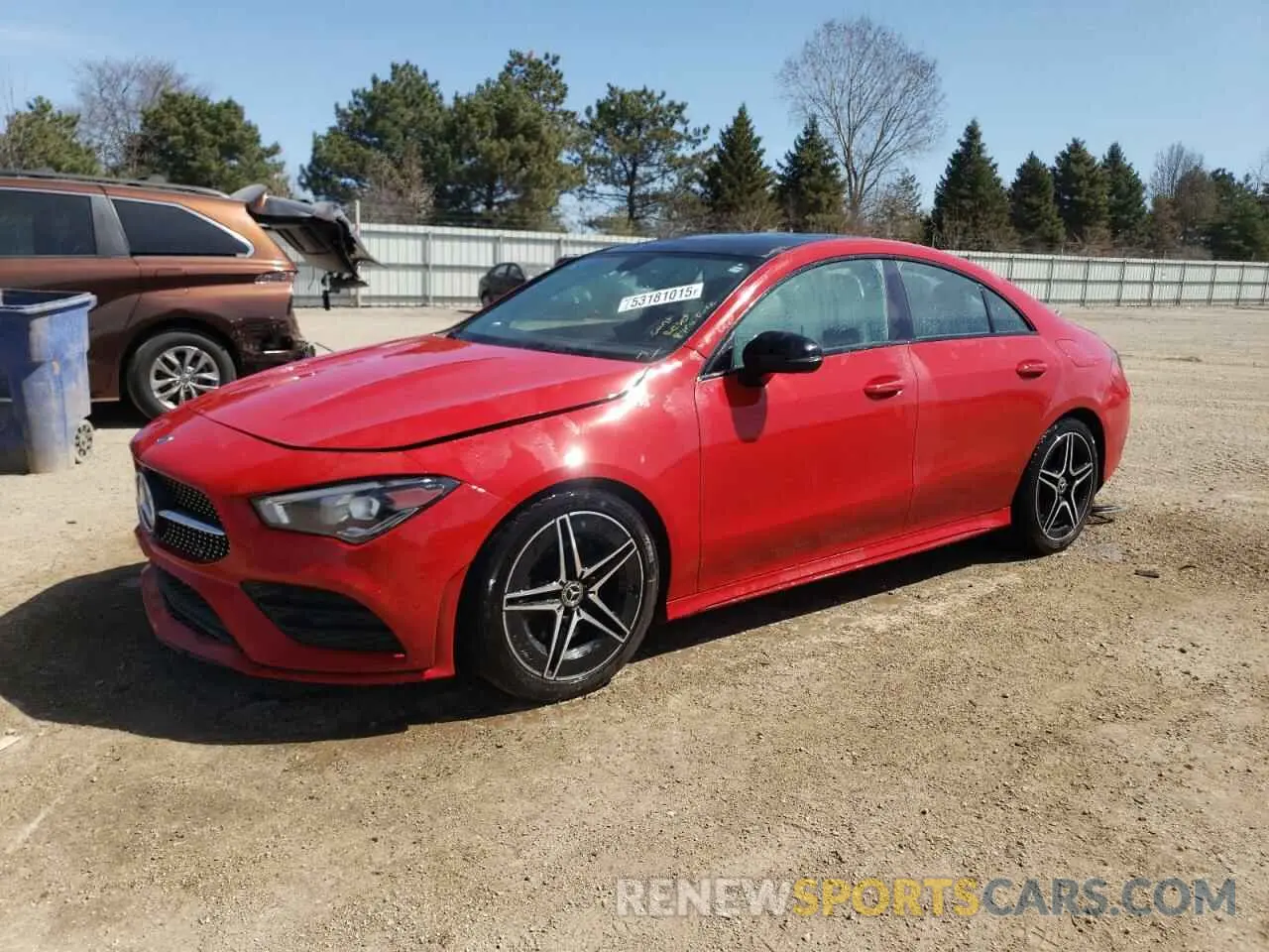 1 fotografías del automóvil dañado WDD5J4HB4LN034066 MERCEDES-BENZ CLA-CLASS 2020