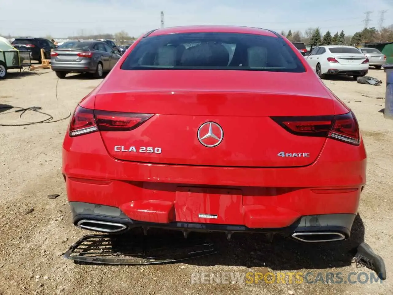 6 fotografías del automóvil dañado WDD5J4HB4LN034066 MERCEDES-BENZ CLA-CLASS 2020
