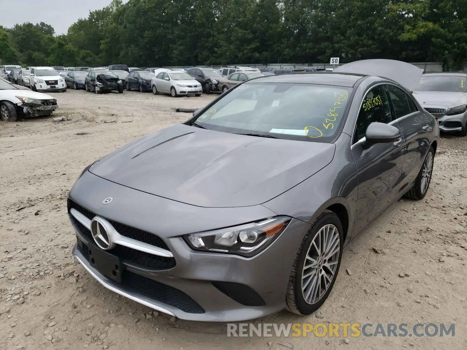 2 fotografías del automóvil dañado WDD5J4HB9LN059626 MERCEDES-BENZ CLA-CLASS 2020
