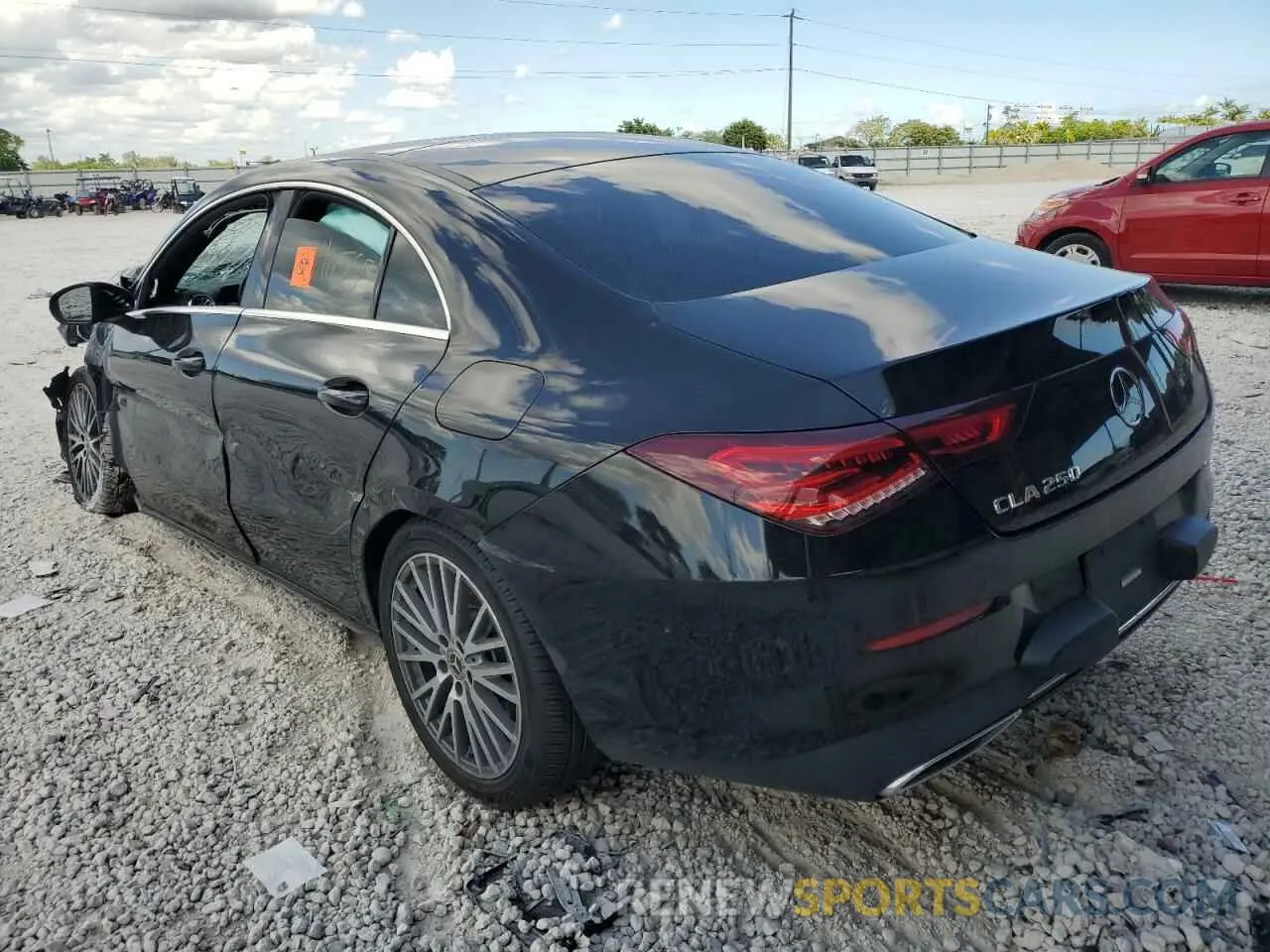 3 fotografías del automóvil dañado W1K5J4GB4MN177764 MERCEDES-BENZ CLA-CLASS 2021