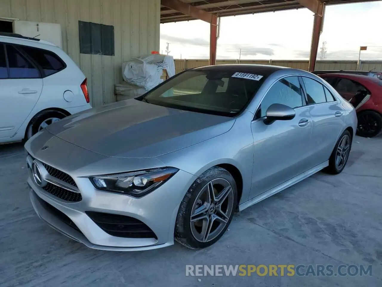 2 fotografías del automóvil dañado W1K5J4GB6MN157953 MERCEDES-BENZ CLA-CLASS 2021