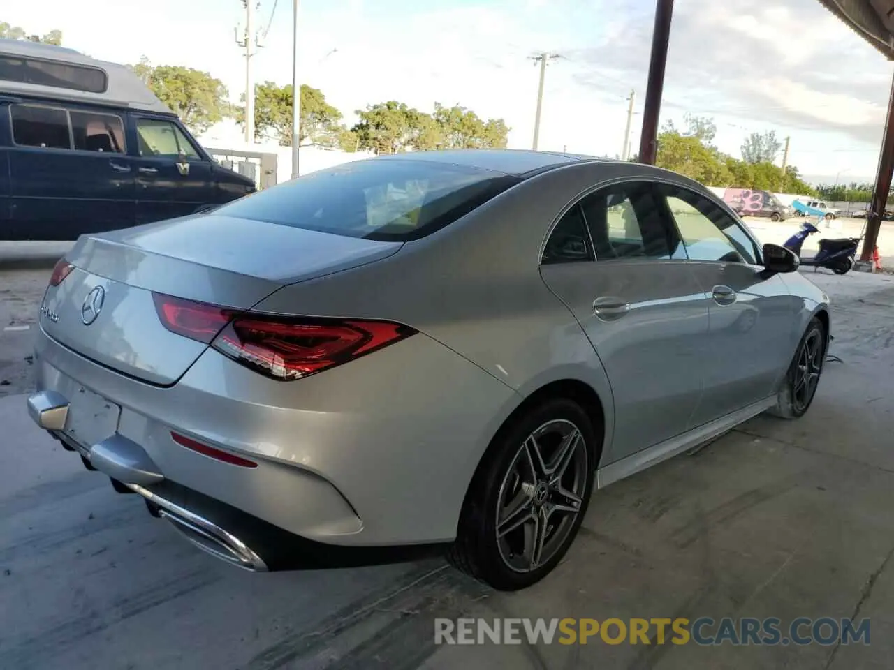 4 fotografías del automóvil dañado W1K5J4GB6MN157953 MERCEDES-BENZ CLA-CLASS 2021