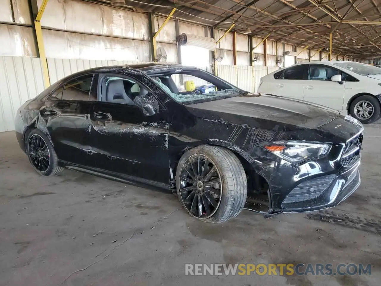 4 fotografías del automóvil dañado W1K5J4GB9MN154285 MERCEDES-BENZ CLA-CLASS 2021