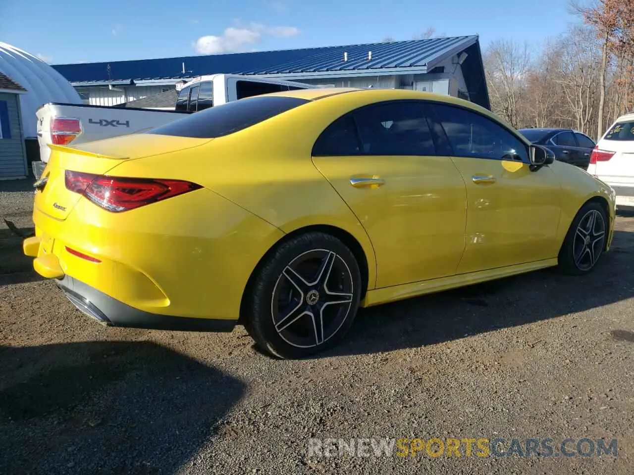 3 fotografías del automóvil dañado W1K5J4HB0MN157381 MERCEDES-BENZ CLA-CLASS 2021