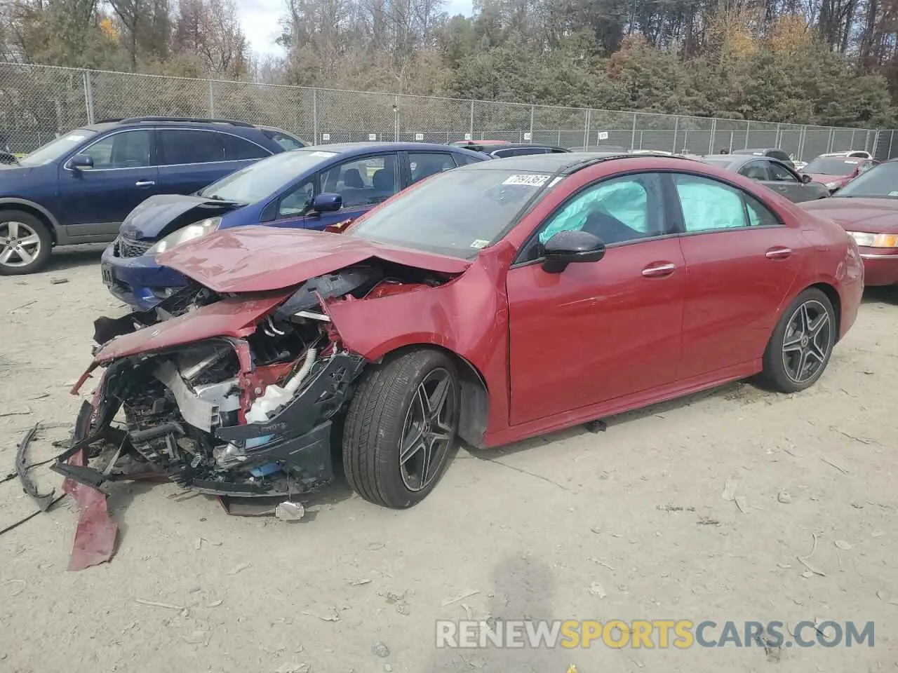 1 fotografías del automóvil dañado W1K5J4HB0MN165366 MERCEDES-BENZ CLA-CLASS 2021