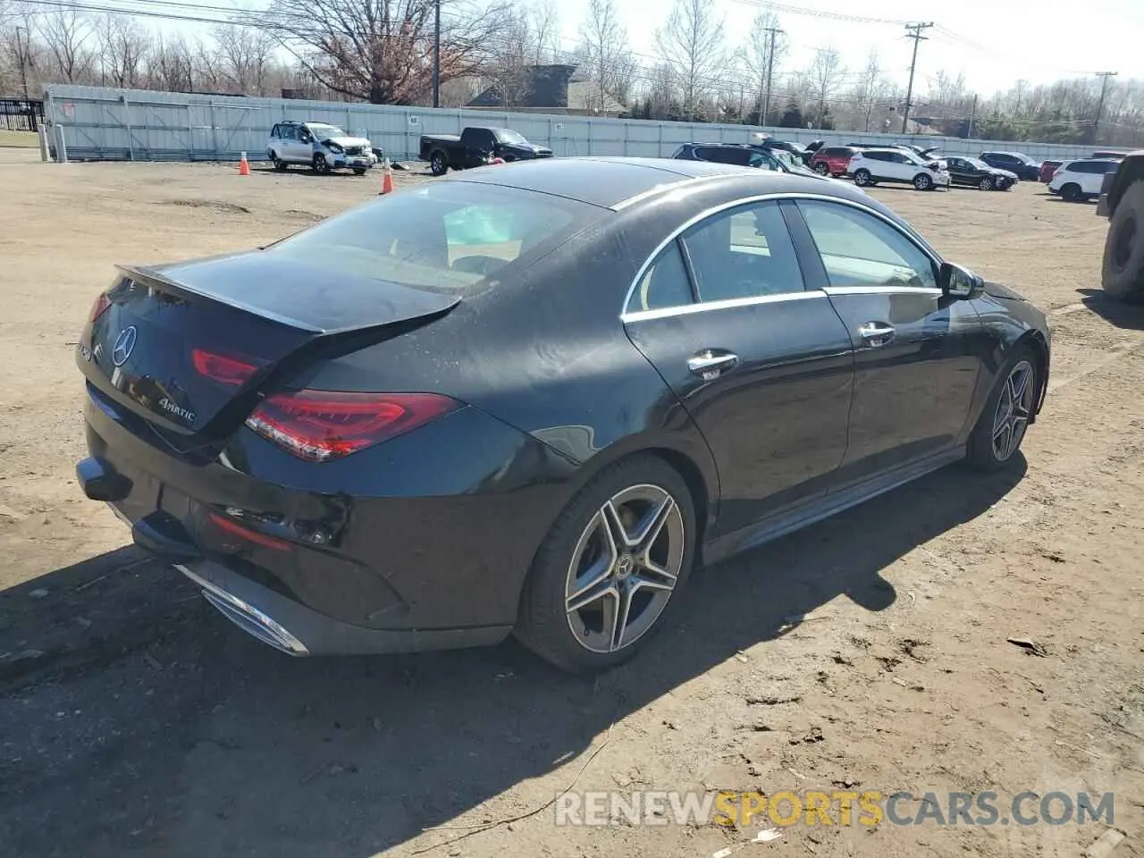 3 fotografías del automóvil dañado W1K5J4HB4MN167234 MERCEDES-BENZ CLA-CLASS 2021