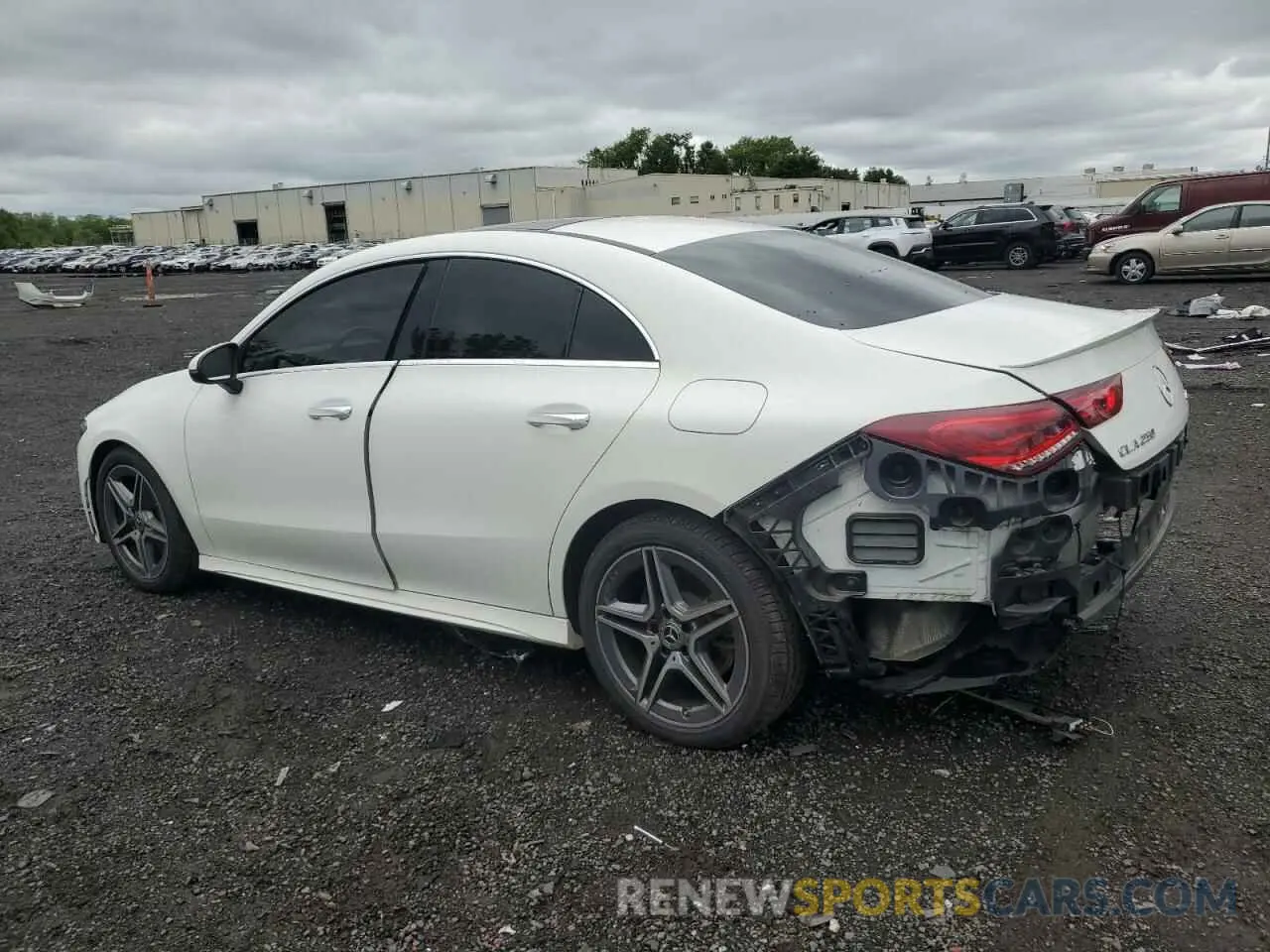 2 fotografías del automóvil dañado W1K5J4HB6MN176338 MERCEDES-BENZ CLA-CLASS 2021
