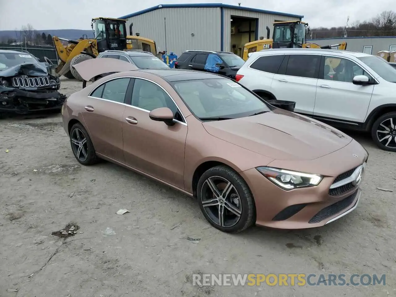 4 fotografías del automóvil dañado W1K5J4HB6MN224663 MERCEDES-BENZ CLA-CLASS 2021