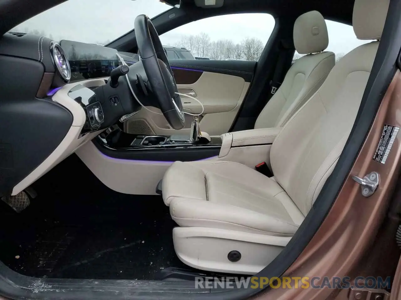 7 fotografías del automóvil dañado W1K5J4HB6MN224663 MERCEDES-BENZ CLA-CLASS 2021