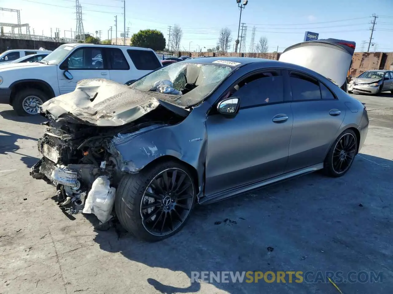 1 fotografías del automóvil dañado W1K5J5BB8MN177134 MERCEDES-BENZ CLA-CLASS 2021