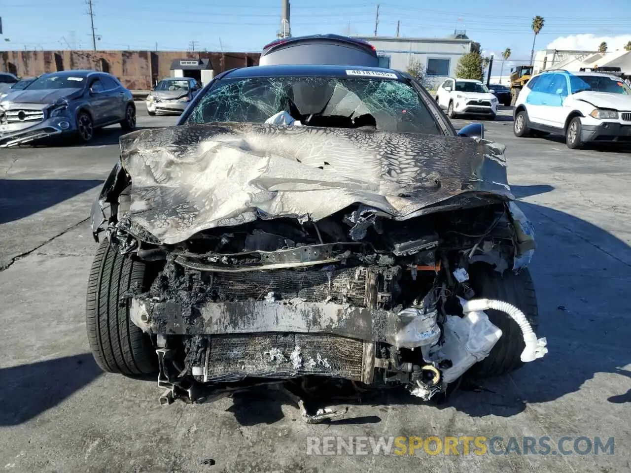 5 fotografías del automóvil dañado W1K5J5BB8MN177134 MERCEDES-BENZ CLA-CLASS 2021