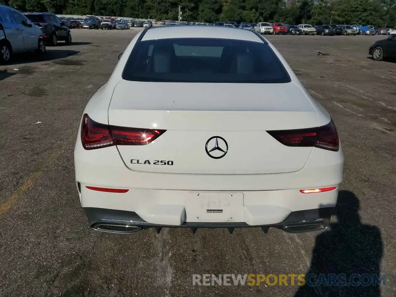 6 fotografías del automóvil dañado W1K5J4GB1NN323569 MERCEDES-BENZ CLA-CLASS 2022