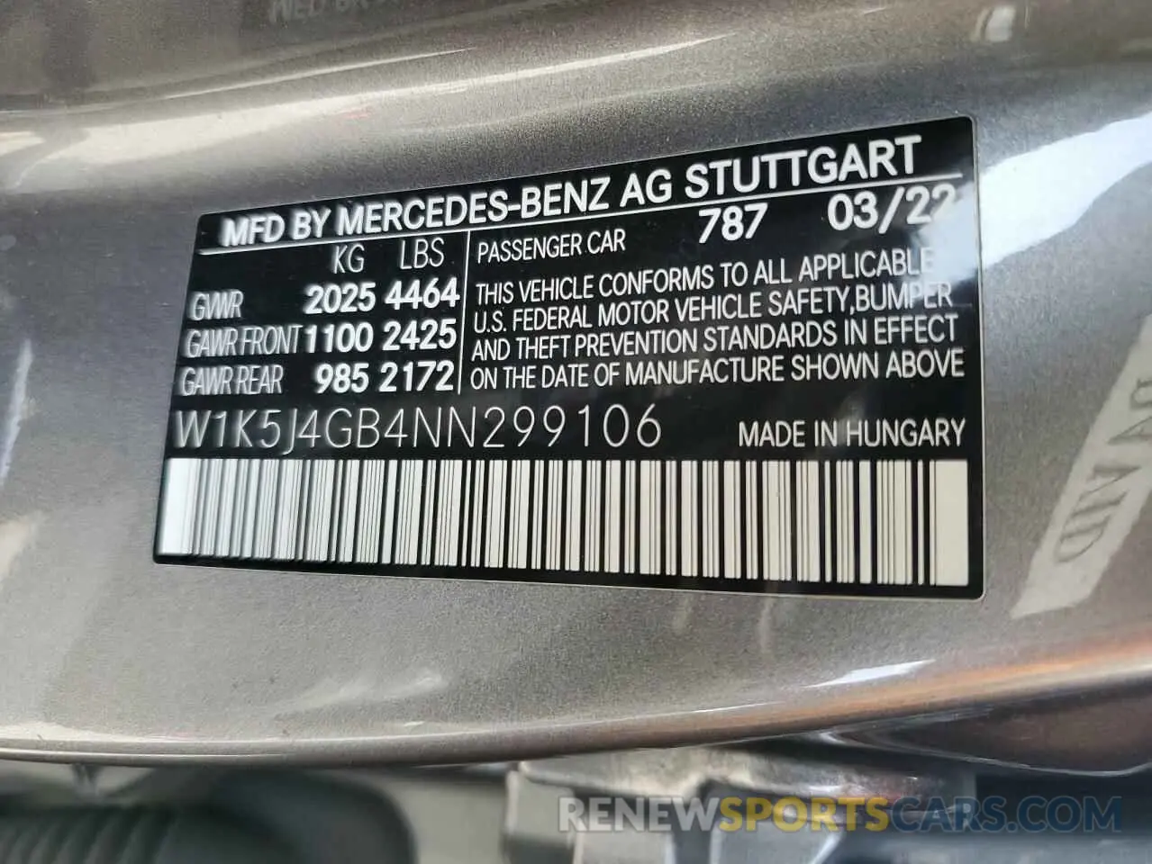 15 fotografías del automóvil dañado W1K5J4GB4NN299106 MERCEDES-BENZ CLA-CLASS 2022