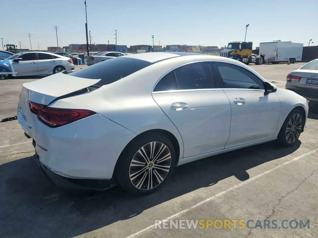 3 fotografías del automóvil dañado W1K5J4GB6NN311479 MERCEDES-BENZ CLA-CLASS 2022