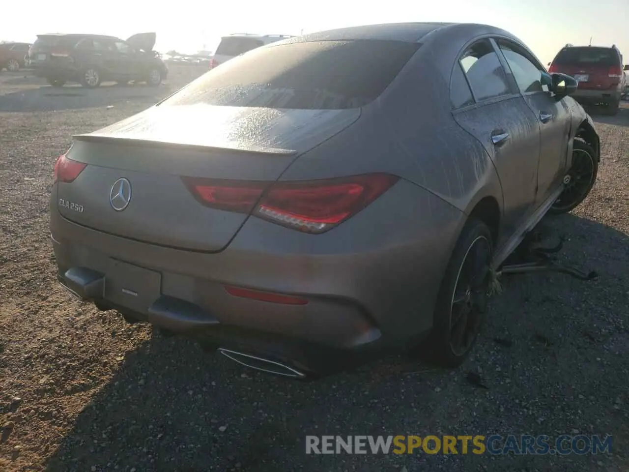 4 fotografías del automóvil dañado W1K5J4GBXNN251092 MERCEDES-BENZ CLA-CLASS 2022