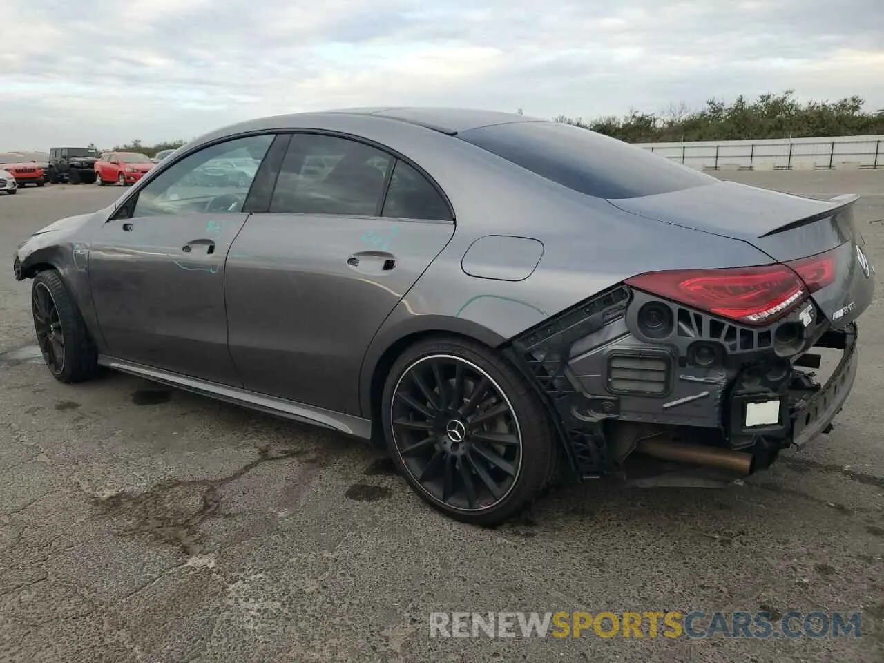 2 fotografías del automóvil dañado W1K5J5BBXNN296482 MERCEDES-BENZ CLA-CLASS 2022