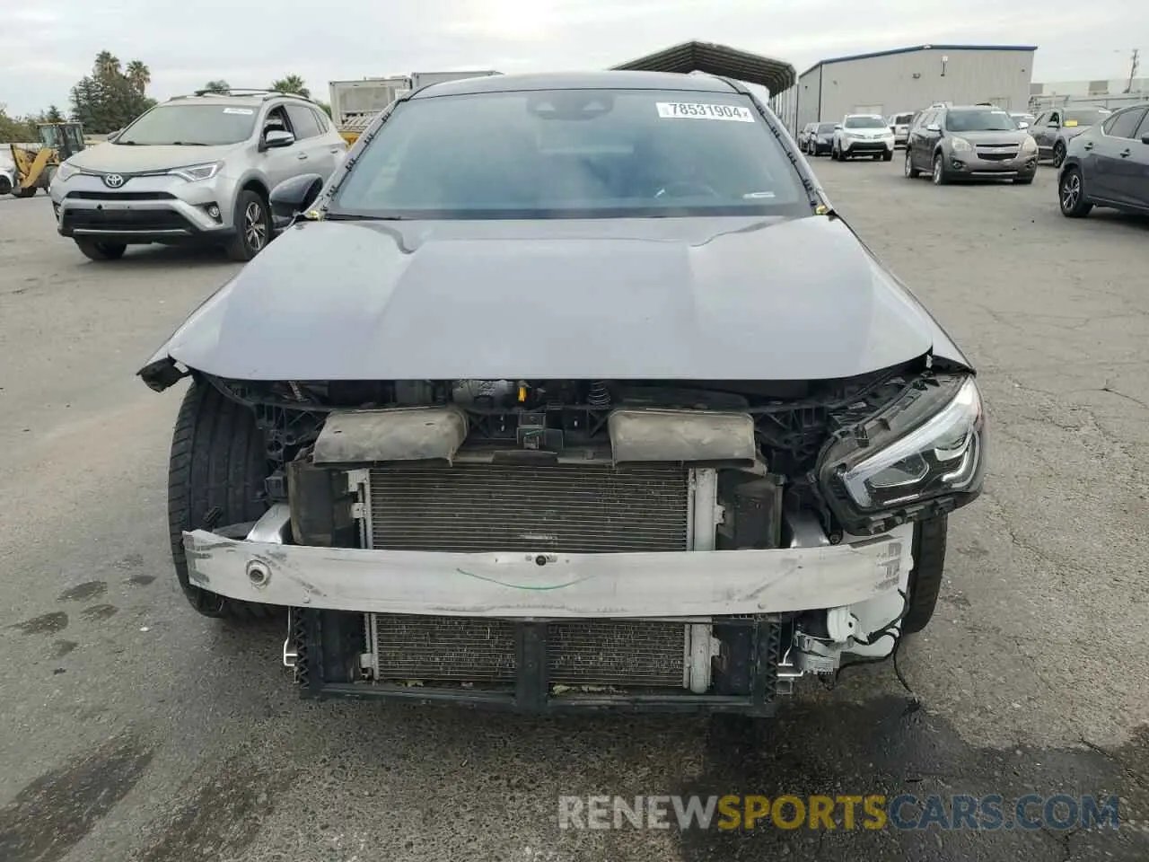 5 fotografías del automóvil dañado W1K5J5BBXNN296482 MERCEDES-BENZ CLA-CLASS 2022