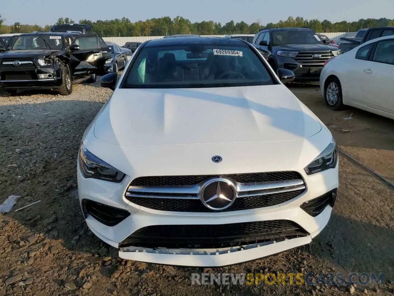 5 fotografías del automóvil dañado W1K5J5BBXNN319209 MERCEDES-BENZ CLA-CLASS 2022