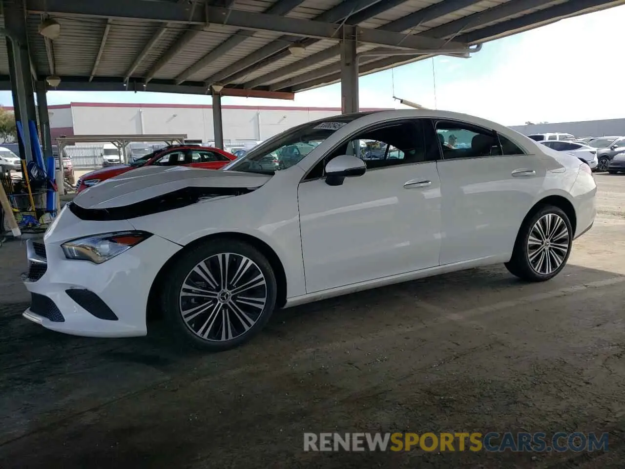 1 fotografías del automóvil dañado W1K5J4GB4PN402625 MERCEDES-BENZ CLA-CLASS 2023