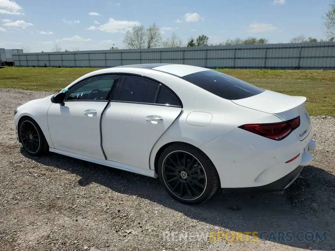 2 fotografías del automóvil dañado W1K5J4GB7PN420259 MERCEDES-BENZ CLA-CLASS 2023