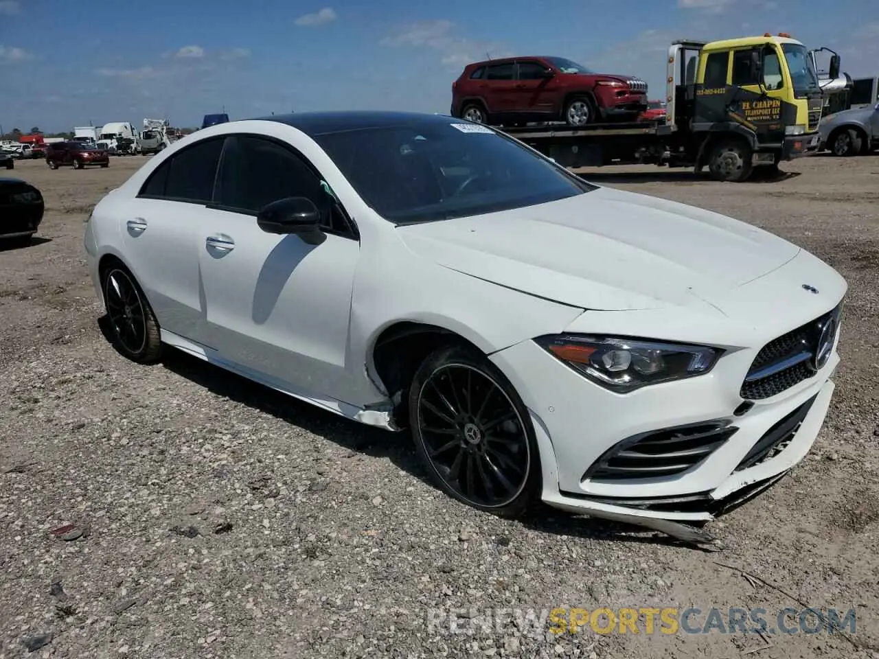 4 fotografías del automóvil dañado W1K5J4GB7PN420259 MERCEDES-BENZ CLA-CLASS 2023