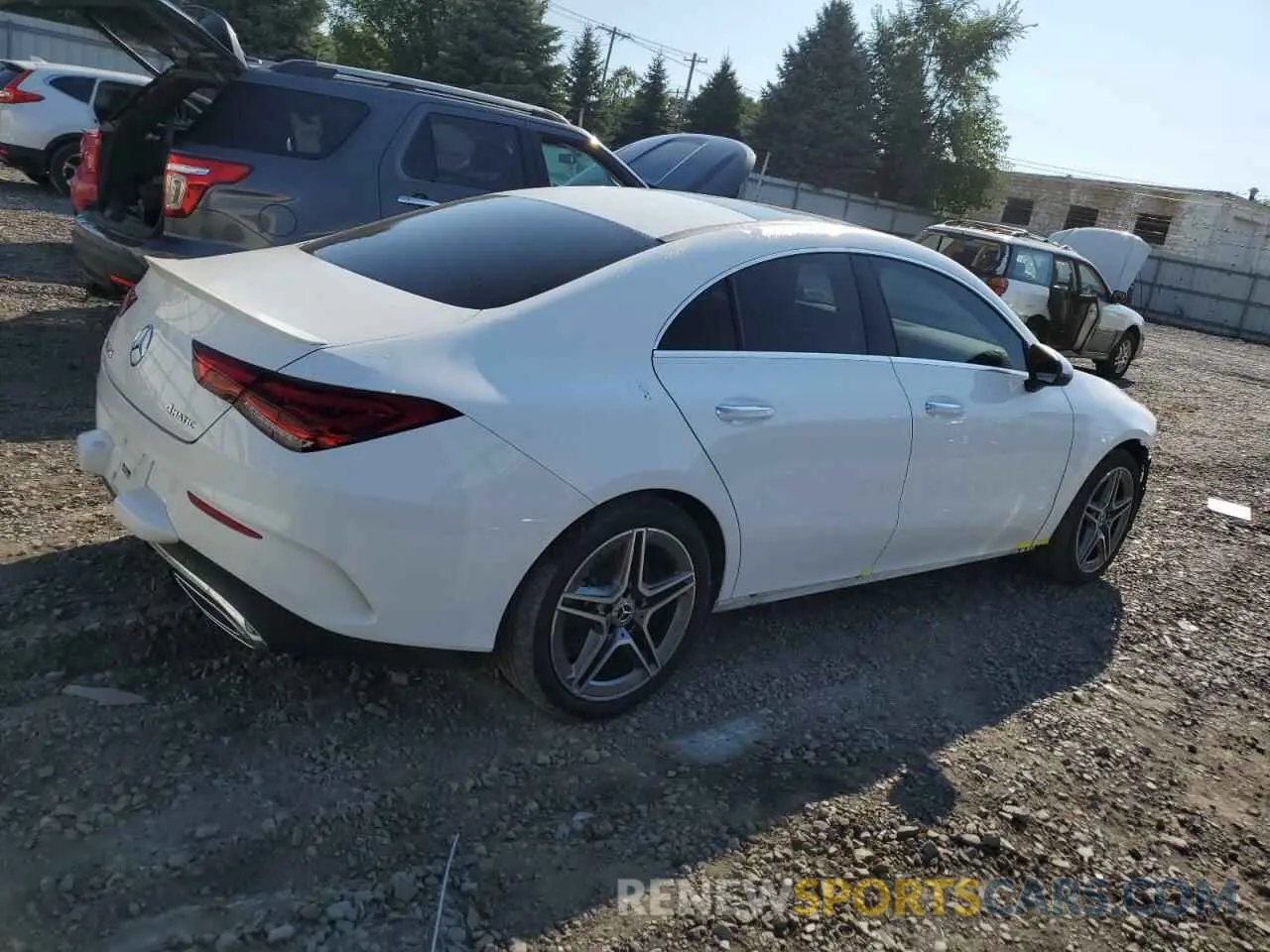 3 fotografías del automóvil dañado W1K5J4HB0PN333043 MERCEDES-BENZ CLA-CLASS 2023